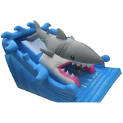 shark inflatable commercial slide